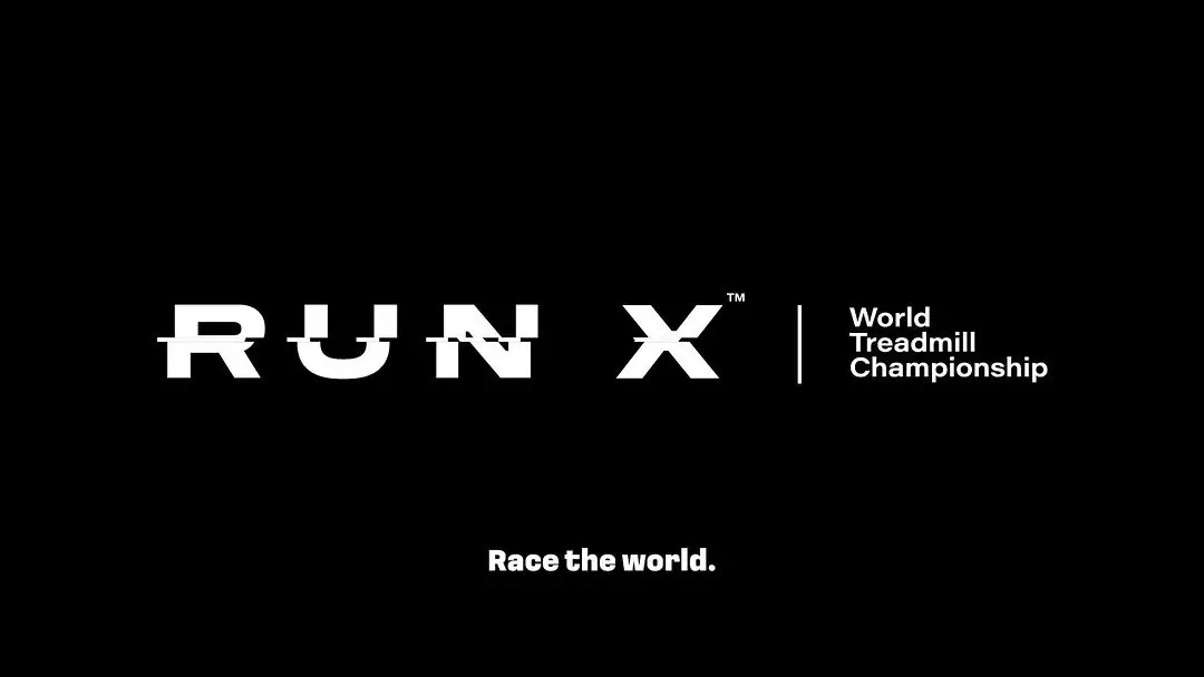 The RUN X World Treadmill Championship logo